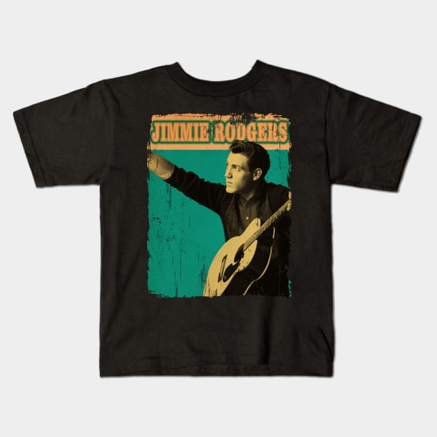 art drawing The Jimmie Rodgers Kids T-Shirt by freshtext Apparel10